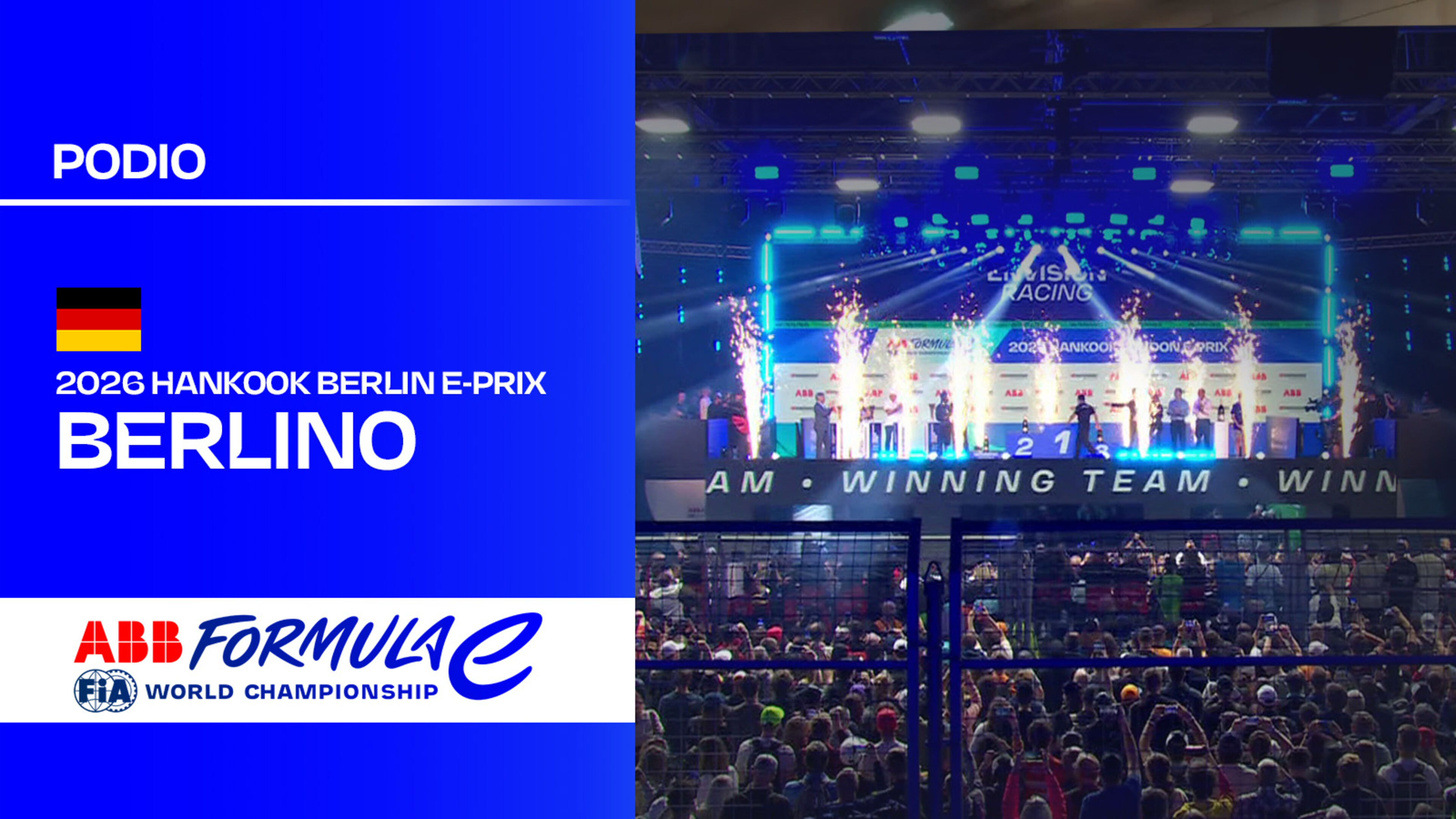 Formula e 2026 podio