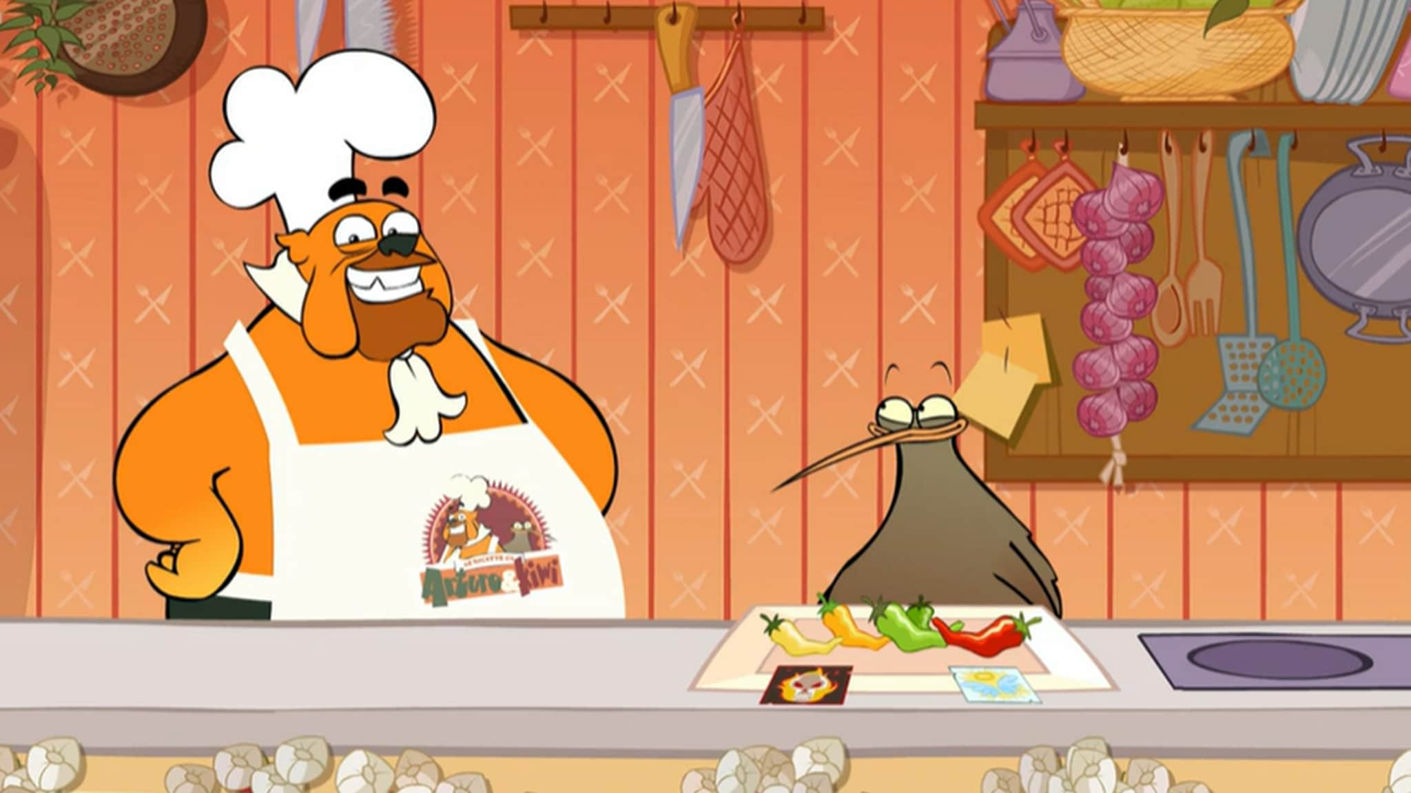 Le ricette di Arturo e Kiwi - S5E1 - Spaghetti aglio, olio e peperoncino