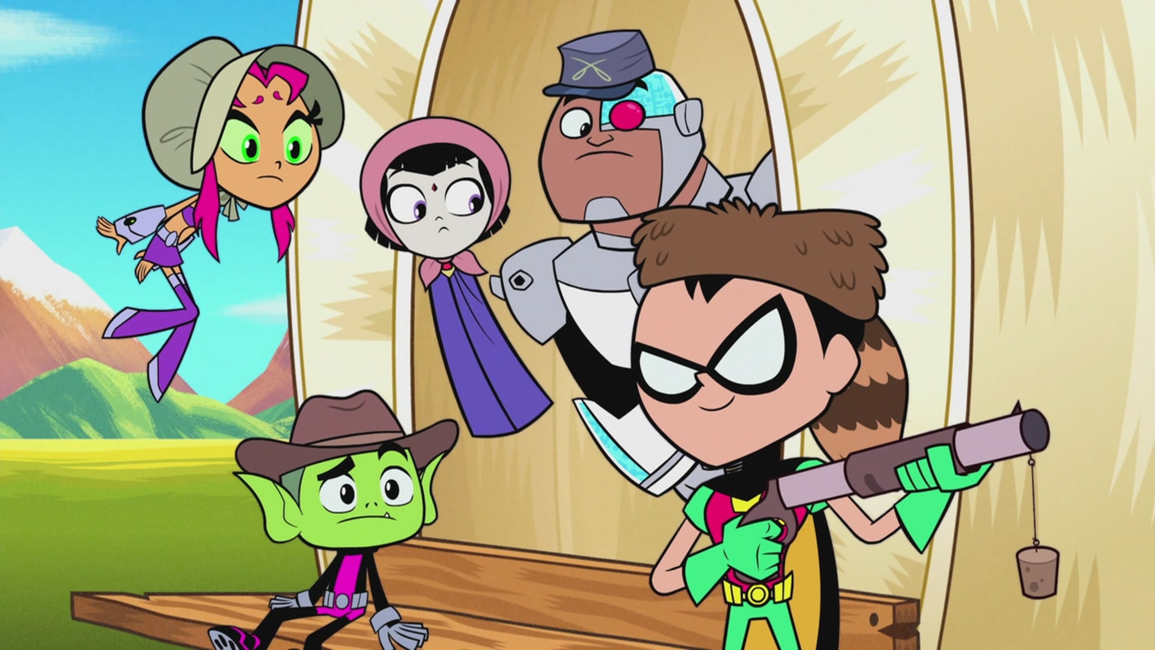 Teen Titans Go! - S3 Ep.42 - Il viaggio dei pioneri